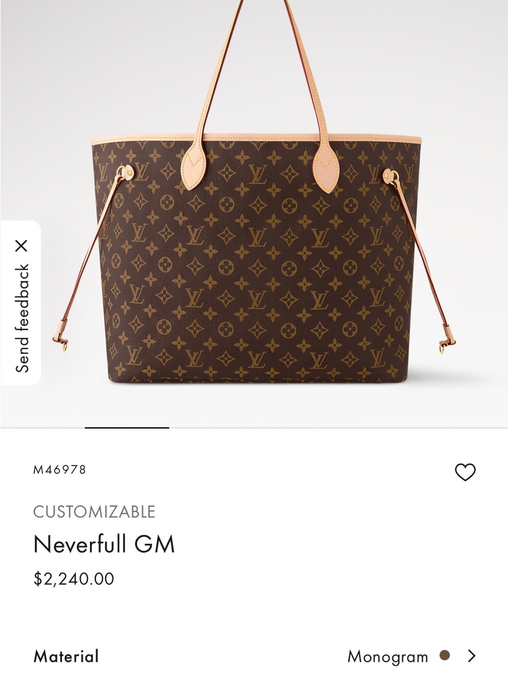 Authentic Louis Vuitton Monogram Neverfull GM Tote in Brown with Natural Trim
